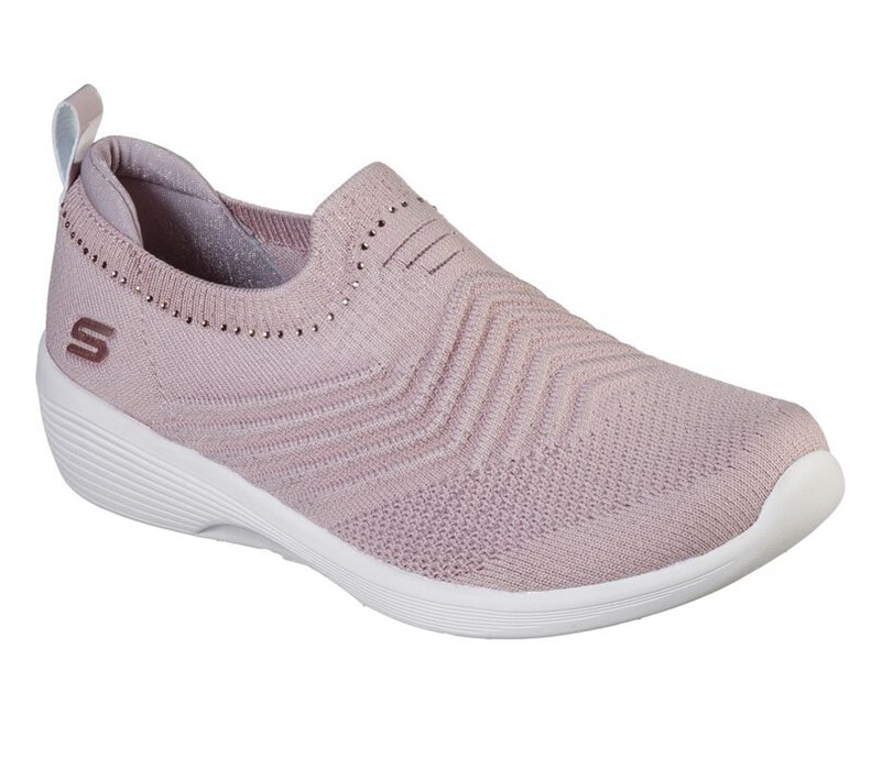 Skechers Arya - Sparks Joy - Womens Casual Shoes Pink [AU-TF1202]